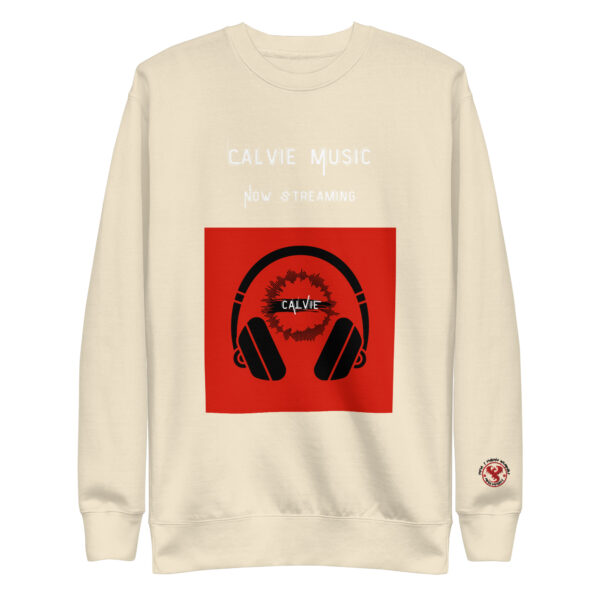 Calvie - "Now Streaming" Unisex Premium Sweatshirt - Image 11