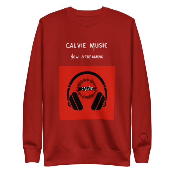 Calvie - "Now Streaming" Unisex Premium Sweatshirt - Image 4